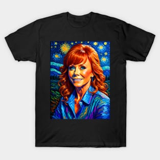 Reba McEntire in Starry night T-Shirt